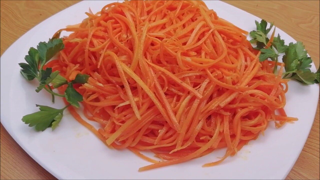 Морковь по-корейски вкуснее чем на рынке – очень удачный и простой рецепт
